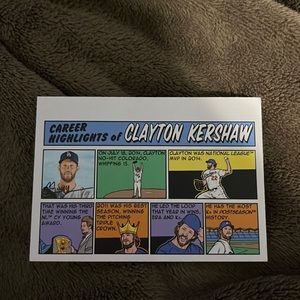 Clayton kershaw card